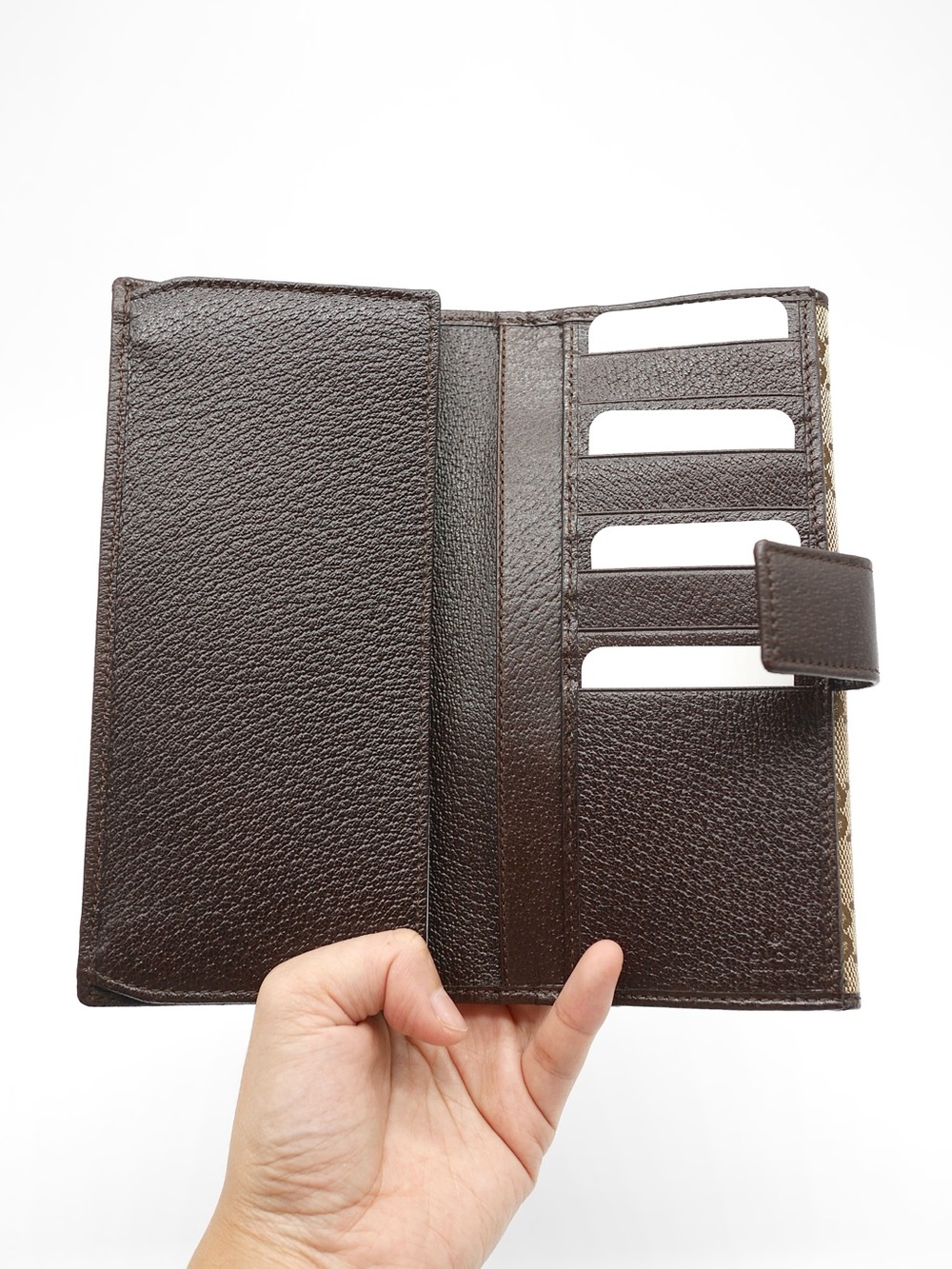 🍓GUCCI GG Envelop Canvas Wallet - Picture 4 of 13